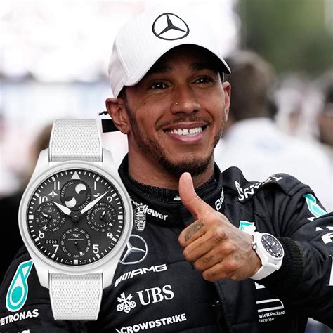 iwc white lewis hamilton|lewis hamilton tag heuer.